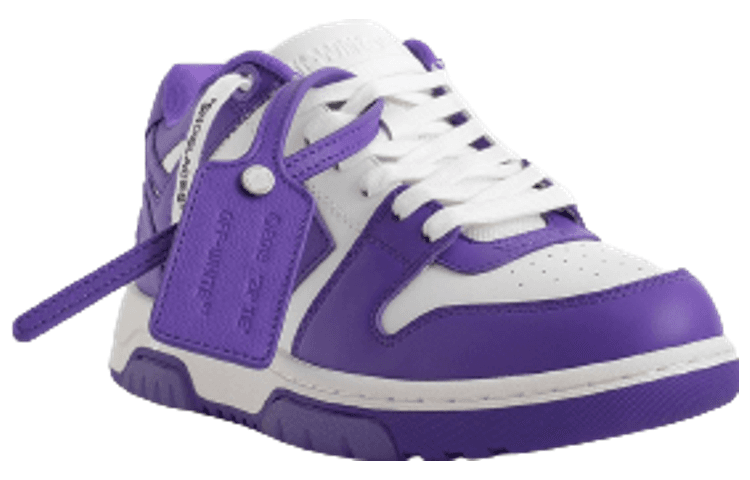 OFF WHITE Out Of Office Low Top Sneaker 'Purple White' Women's 6