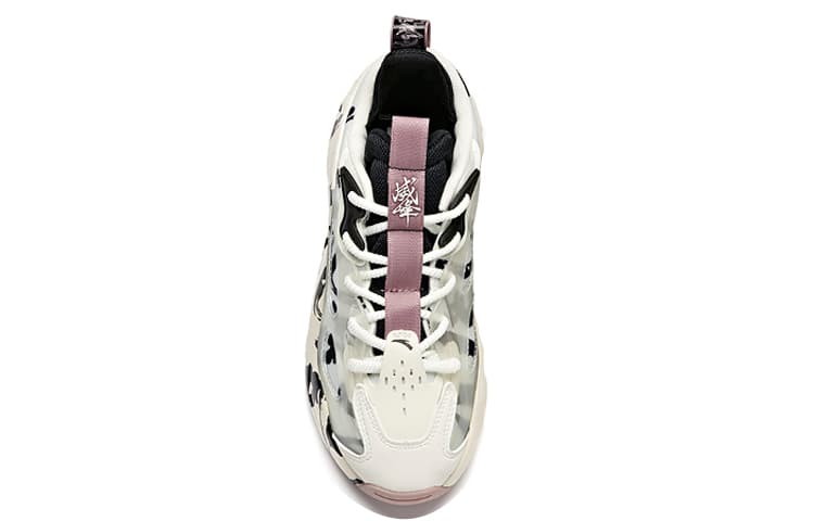 Anta Bastard Grandeur Life Collection Low-Top Chunky Sneakers Women's Black White 6