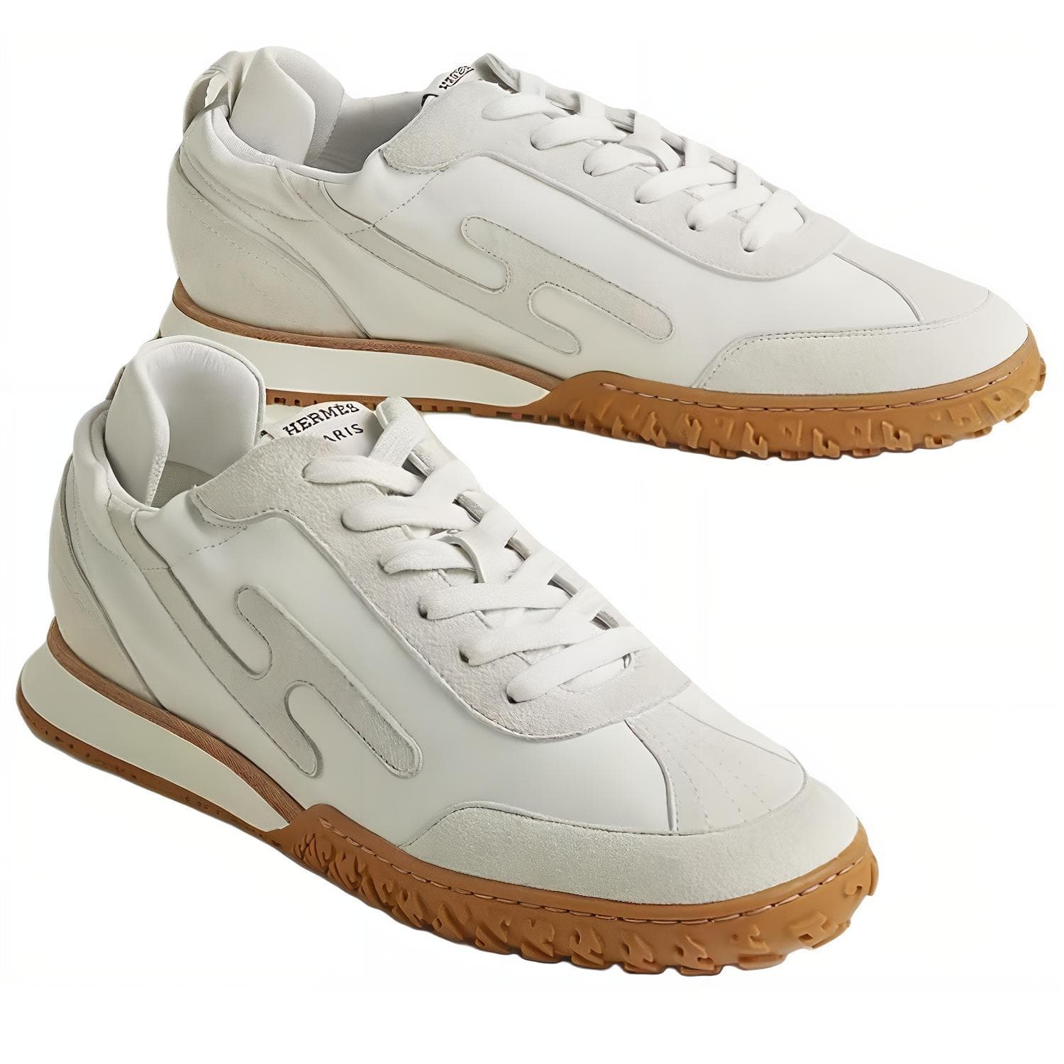 HERMES Casual Shoes Women's Low-Top White 5