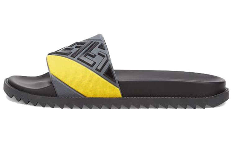FENDI Slides Multicolor Grey Yellow 2