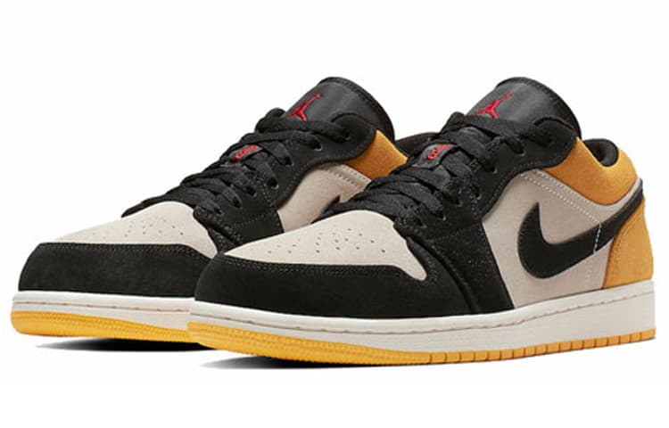 JORDAN 1 Low Sail University Gold Black 5