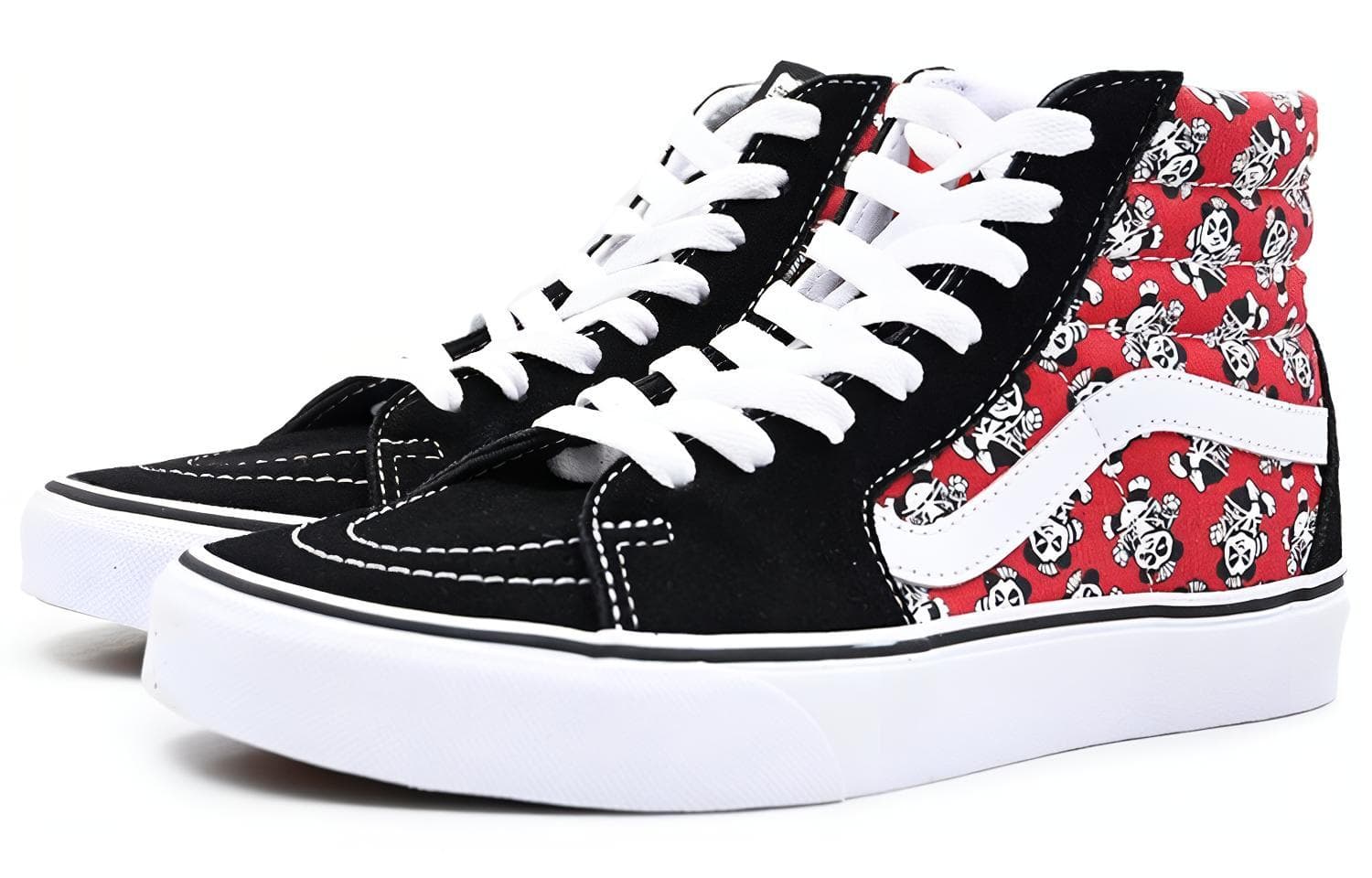Vans SK8 HI Black/Red 6