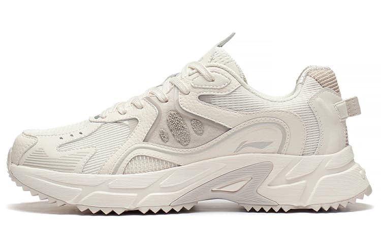 LiNing Low-Top Sports Casual Shoes Men's Ecru 2