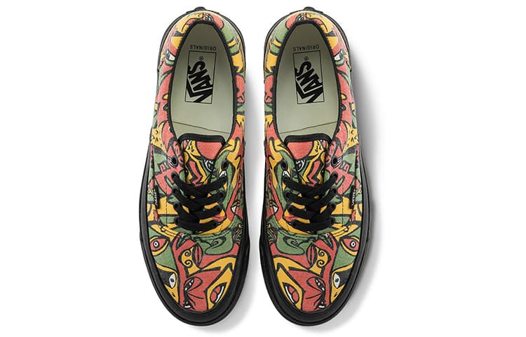 Vans Og Era Lx Graffiti Yellow Red Green 6