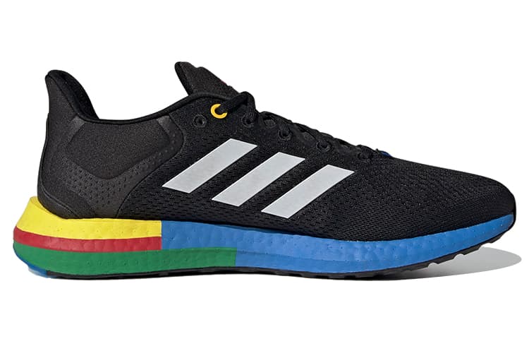 Adidas Pureboost 21 Black Blue Green Yellow Red 4