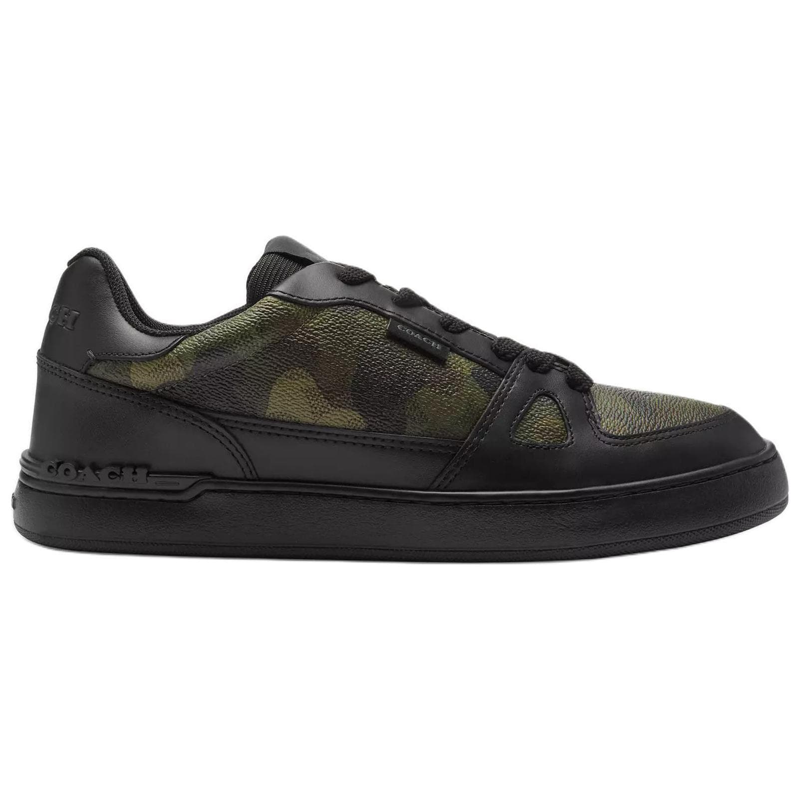COACH Clip Court Low Top Skateboard Shoes Men's Black 4