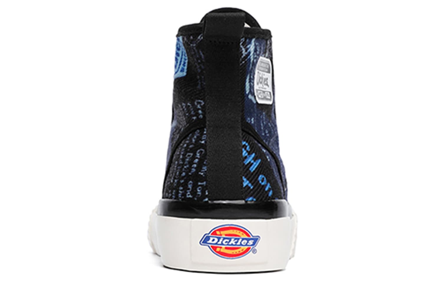 Dickies Canvas Shoes Men High-Top Black/Blue 6