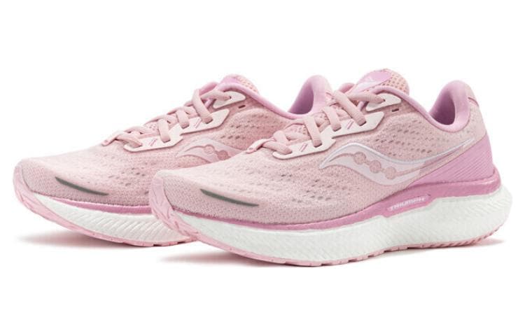 saucony Triumph 19 Running Shoes Unisex Low-top Pink/white 6