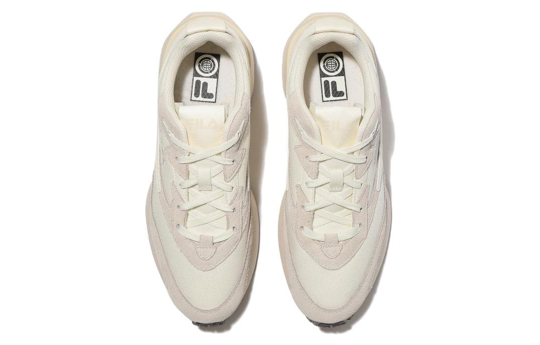 FILA Zagato V2 Ultouch Cushioning Breathable Low-Top Casual Shoes Unisex White 5