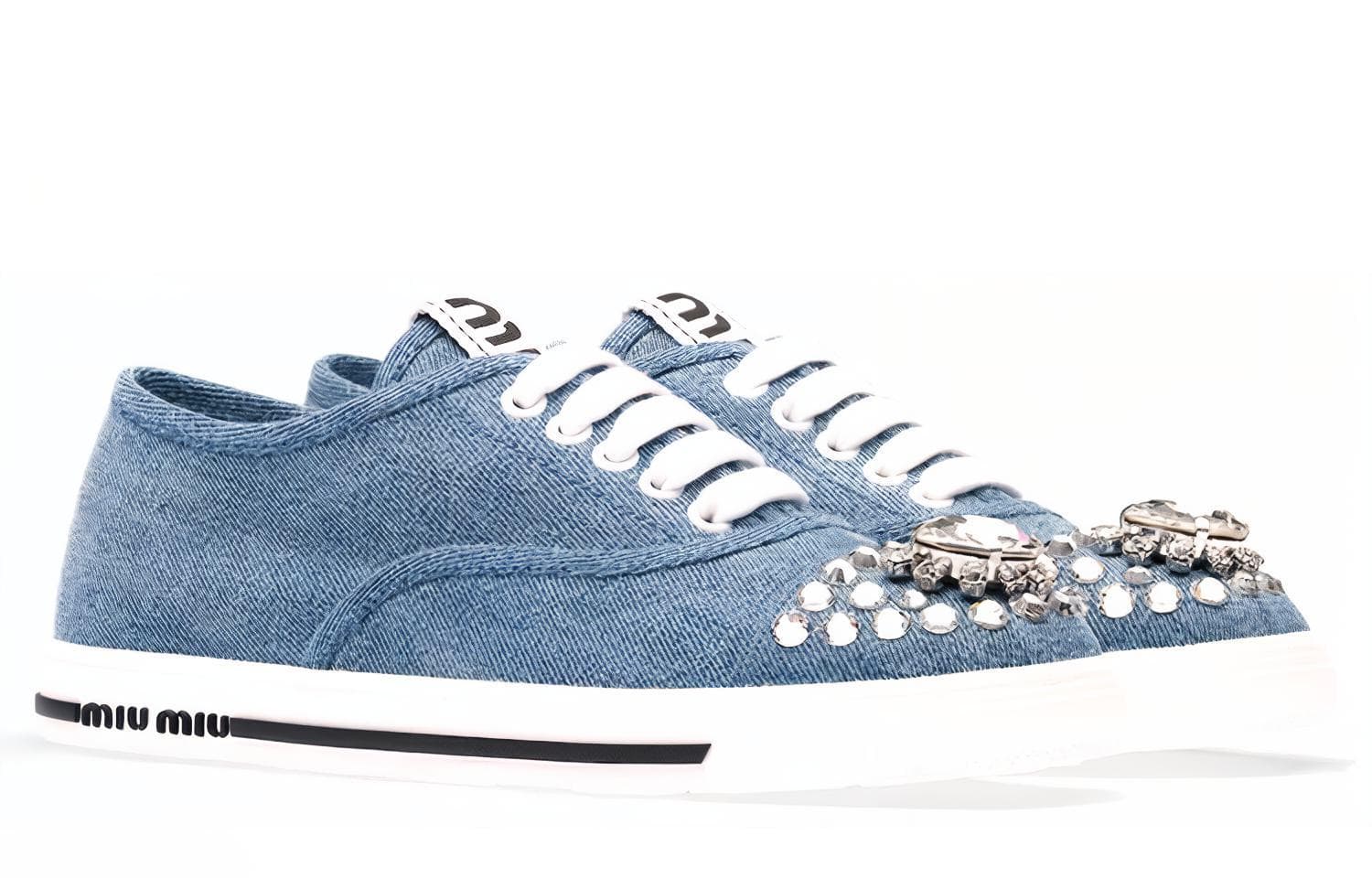 MIU MIU Casual Shoes Women's Low-Top Blue 6