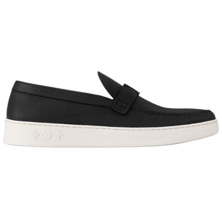 LOUIS VUITTON Loafers Men's Black 4