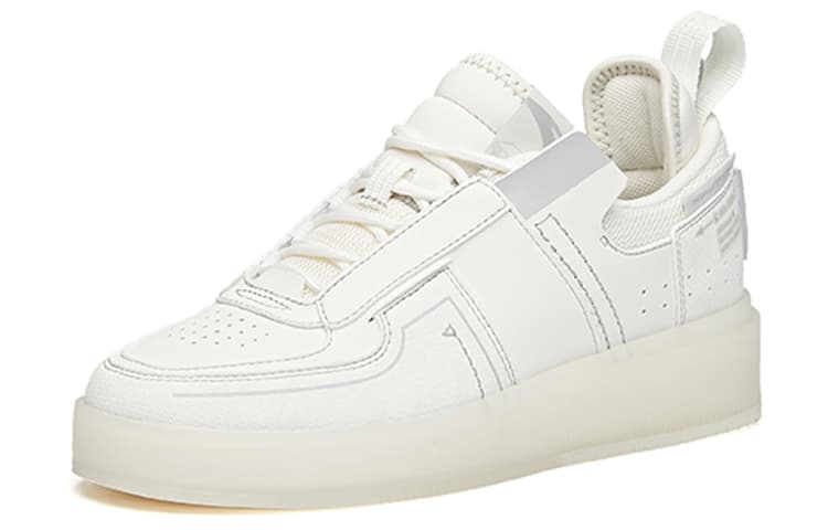 Anta Life Collection Low-Top Skateboard Shoes Women's White Gray 6
