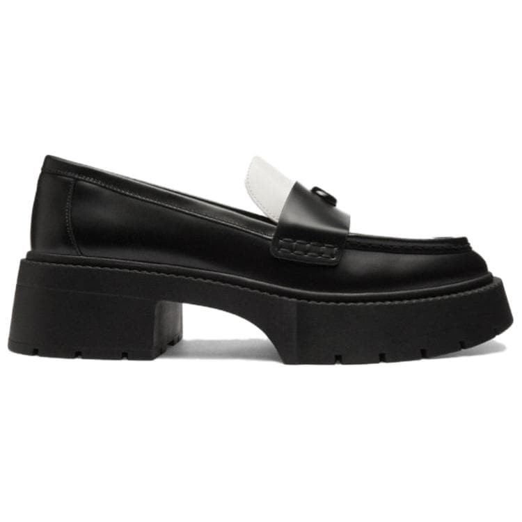 COACH Leah Loafers 5.5cm Women's Black 3