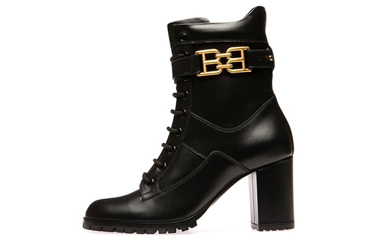BALLY Logo-plaque Boots Women's