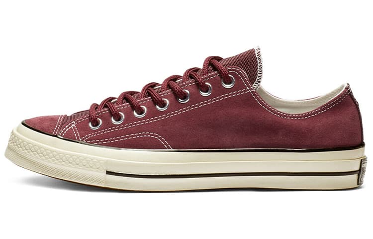 Converse 1970s Canvas Shoes Unisex Low-Top Burgundy 2