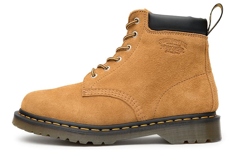 Dr.Martens Stussy X 939 Suede Ankle Boots 'Chestnut'