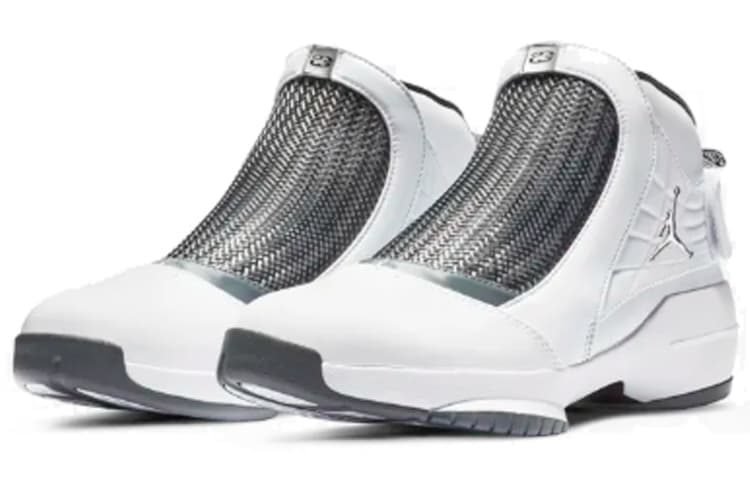 JORDAN 19 Retro White Flint Grey 6