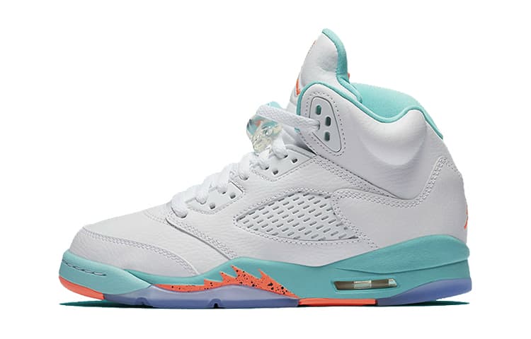 Jordan 5 Retro Light Aqua GS 2