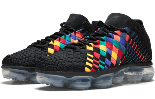 Nike AIR VAPORMAX Comfortable Running Shoes Low-Top Unisex Black Multicolor 3