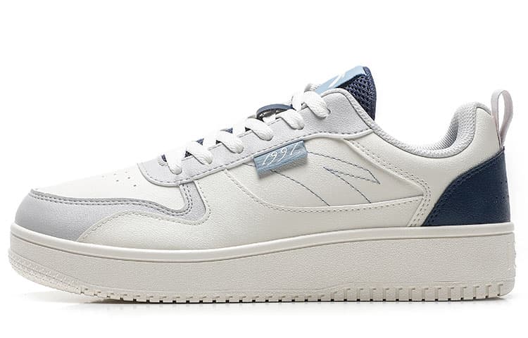 Anta Life Collection Wear-resistant And Lightweight Low-Top Skateboard Shoes Men's White Gray Blue 2