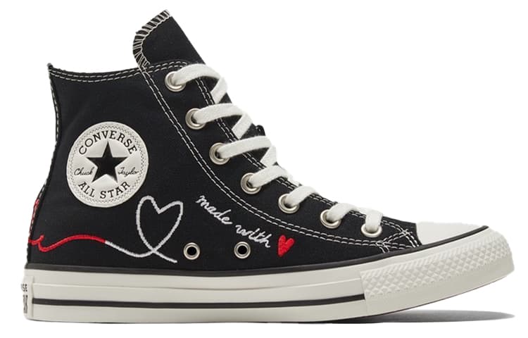 Chuck Taylor All Star Converse High 'Made With Love Black' 4