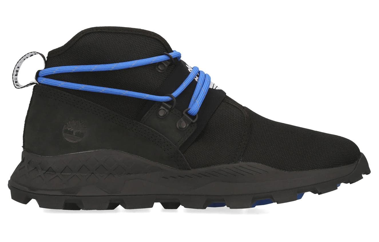 Timberland Brooklyn Leather And Fabric Chukka Wide Fit Shoes 'Black Ripstop' 3