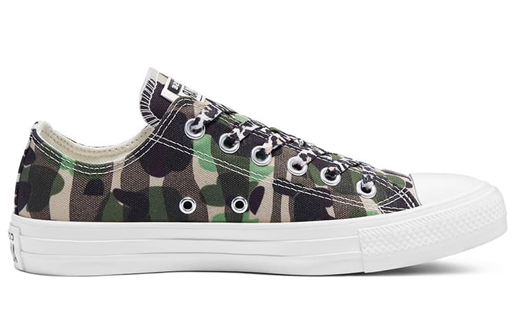Converse Chuck Taylor All Star Low Top Camo Green Women's 3