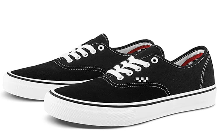 Authentic Skate Vans 'Black White' 3