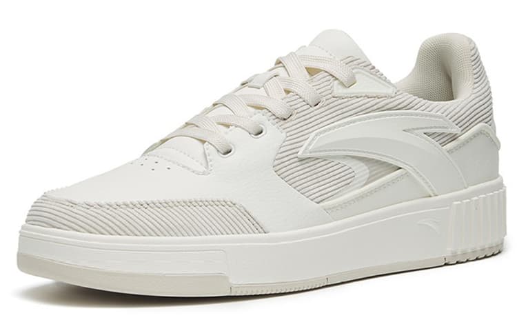 Anta 982 Low-Top Skateboard Shoes Men's White Gray 6
