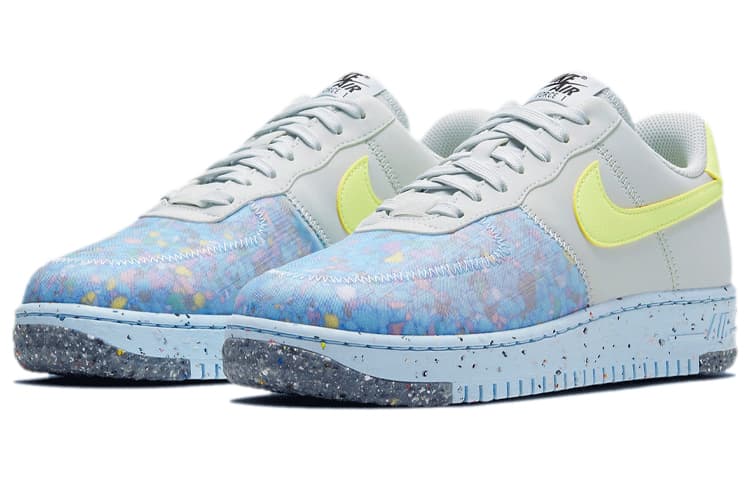 Nike Air Force 1 Crater Pure Platinum Barely Volt Women's 6