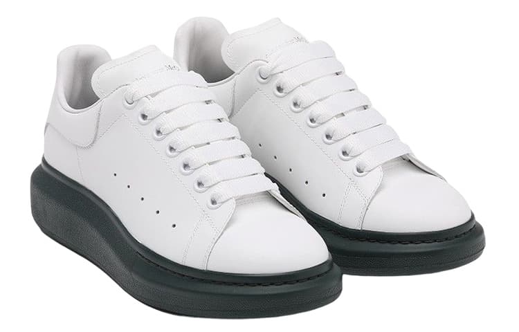 Alexander McQueen Oversized Sneaker White Green Sole 6