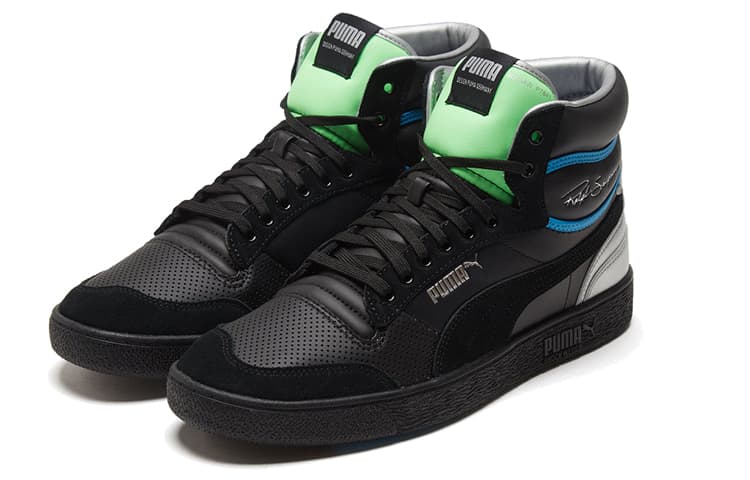 PUMA Ralph Sampson Mid 'Royal Black Elektro Green' 5