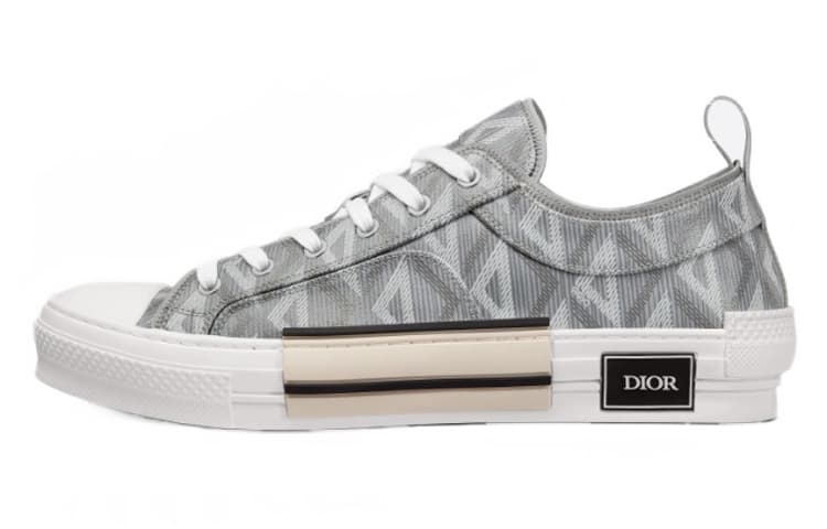 DIOR B23 Low Top Gray Cd Diamond