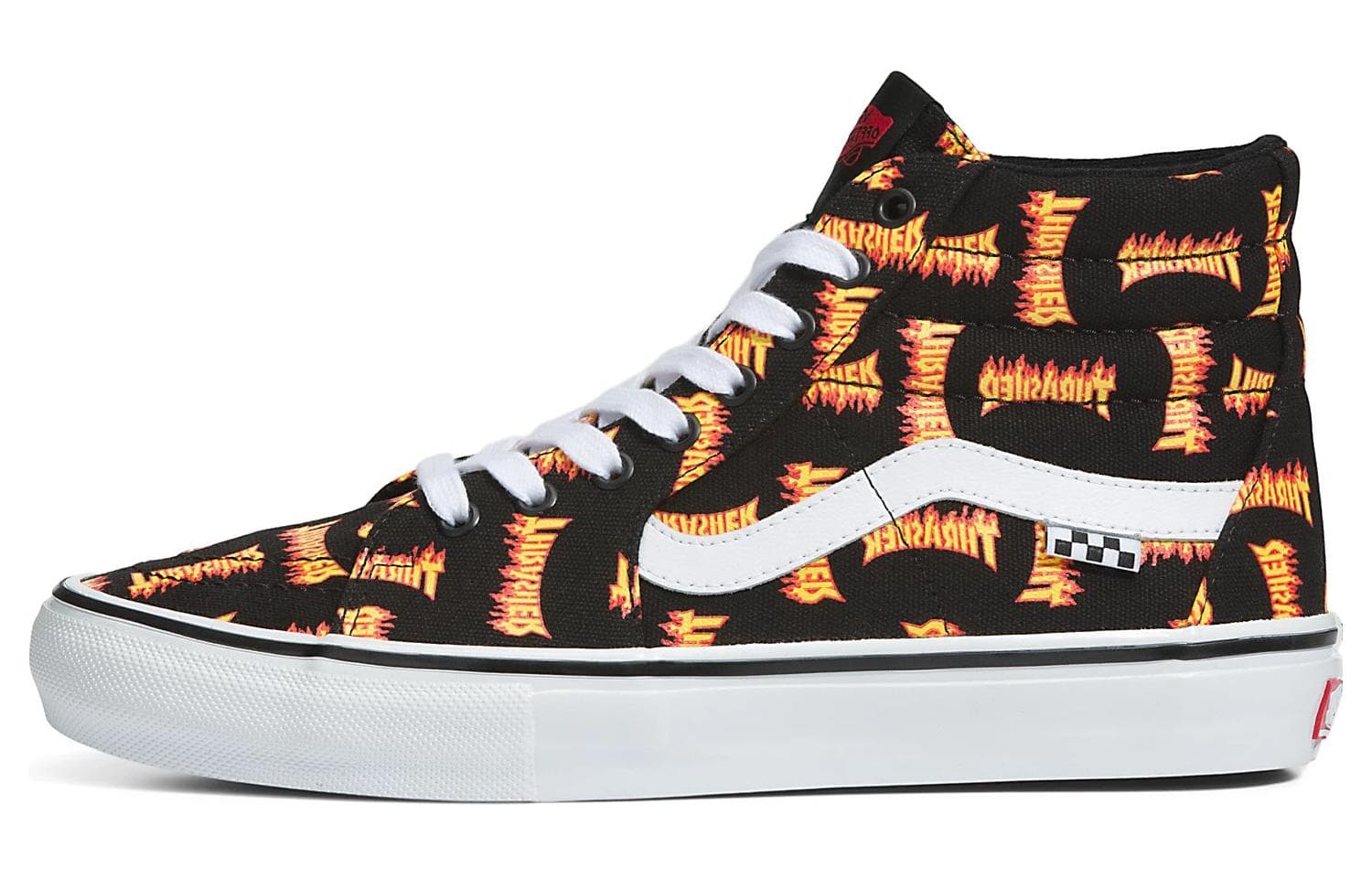 Vans Sk8 Hi Thrasher Allover Logo Black 2
