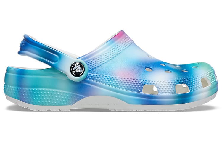 Crocs Colorful Crocs Beach Unisex Multi Color White Sandals 3