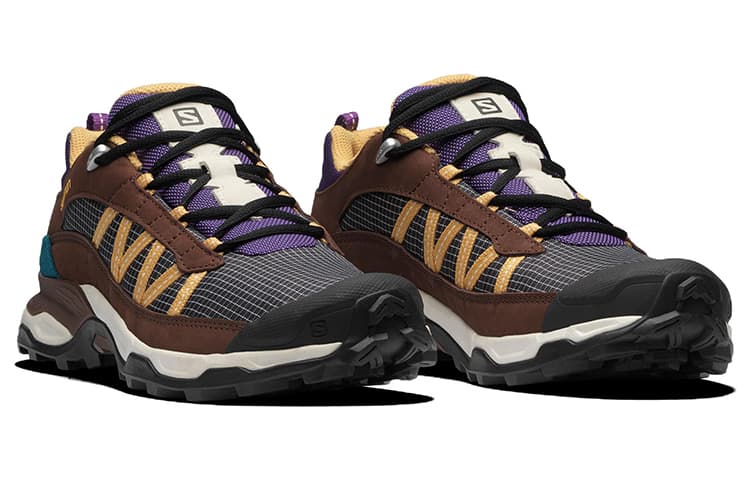 SALOMON Shelter Low Chocolate Brown Purple 3