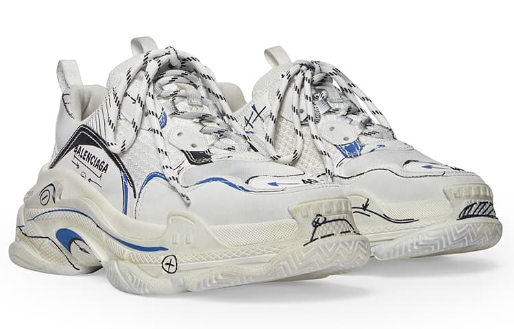 Balenciaga Triple S 'White' Women's 5