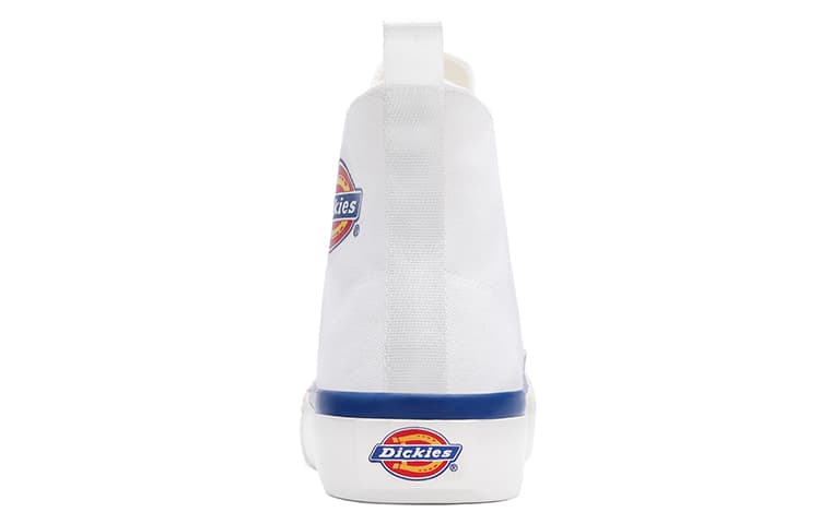 Dickies Canvas Shoes Unisex High-Top White Blue 6