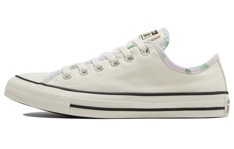 Converse Chuck Taylor All Star Abrasion Resistant Low top Canvas Shoes Women's Beige Multicolor