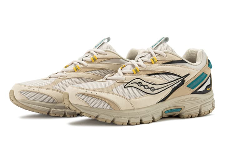 Saucony Cohesion 2K Running Shoes Unisex Low-Top Gray Brown 5