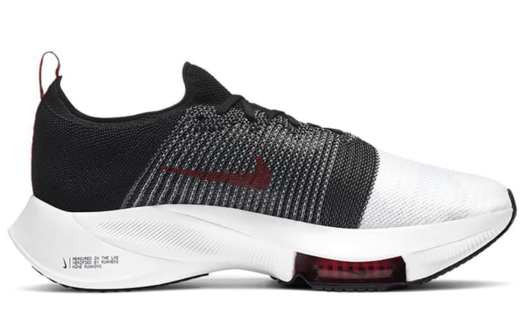 Nike Air Zoom Tempo Next% Flyknit White University Red+E23 4