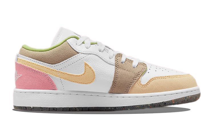 Jordan 1 Low Pastel Grind Vivid Green GS 3