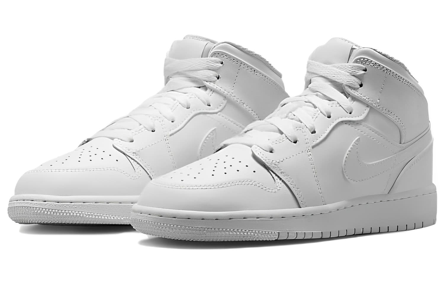Jordan 1 Mid Triple White 2023 GS 6