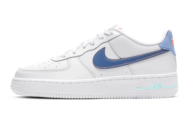 Nike Air Force 1 Low LV8 White Dark Purple GS