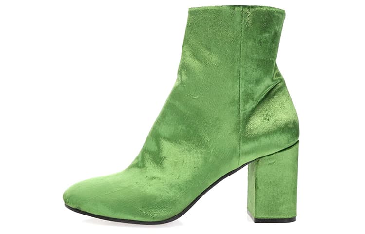 Balenciaga Ville Ankle Boots 'Green' Women's 2