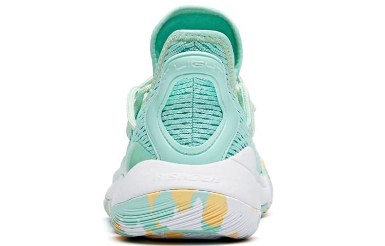 ANTA Light Cavalry 5 Basketball Shoes Men Low-Top Ceramic Green/Light Yellow 6