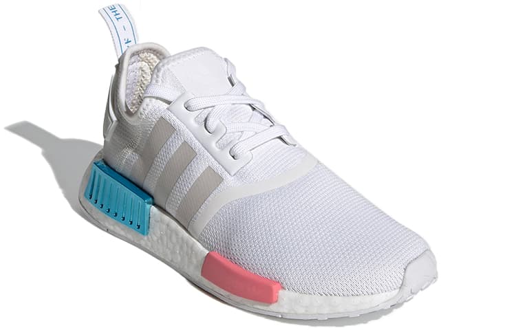 Adidas Originals Nmd R1 White Grey Hazy Rose Women's 4