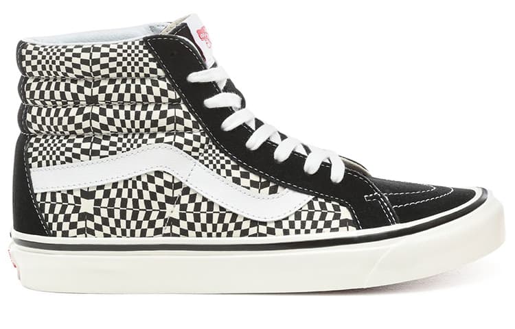 Vans SK8 Hi 38 DX Warp Check-Black White 3