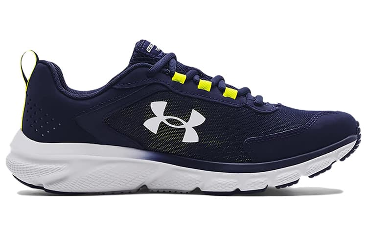 Under Armour Charged Assert 9 'Midnight Navy Yellow Ray' 3