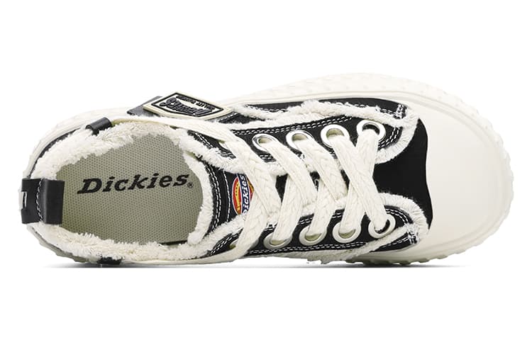 Dickies Low-Top Canvas Shoes Women's Black White 5
